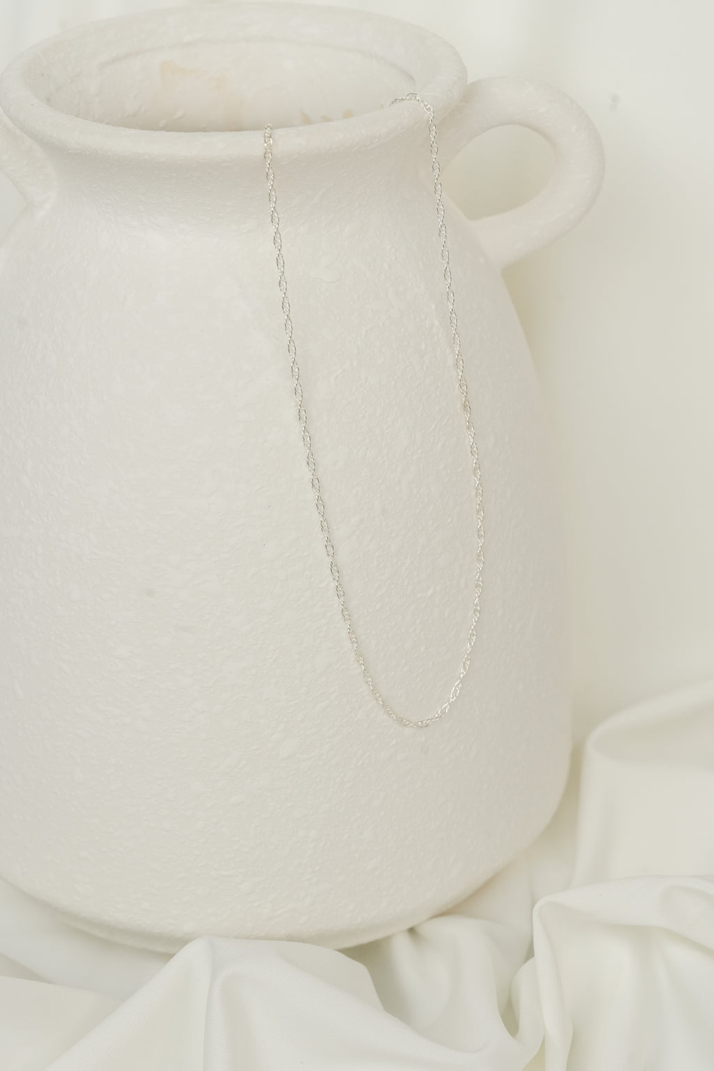 The Double Rope Necklace - Sterling Silver