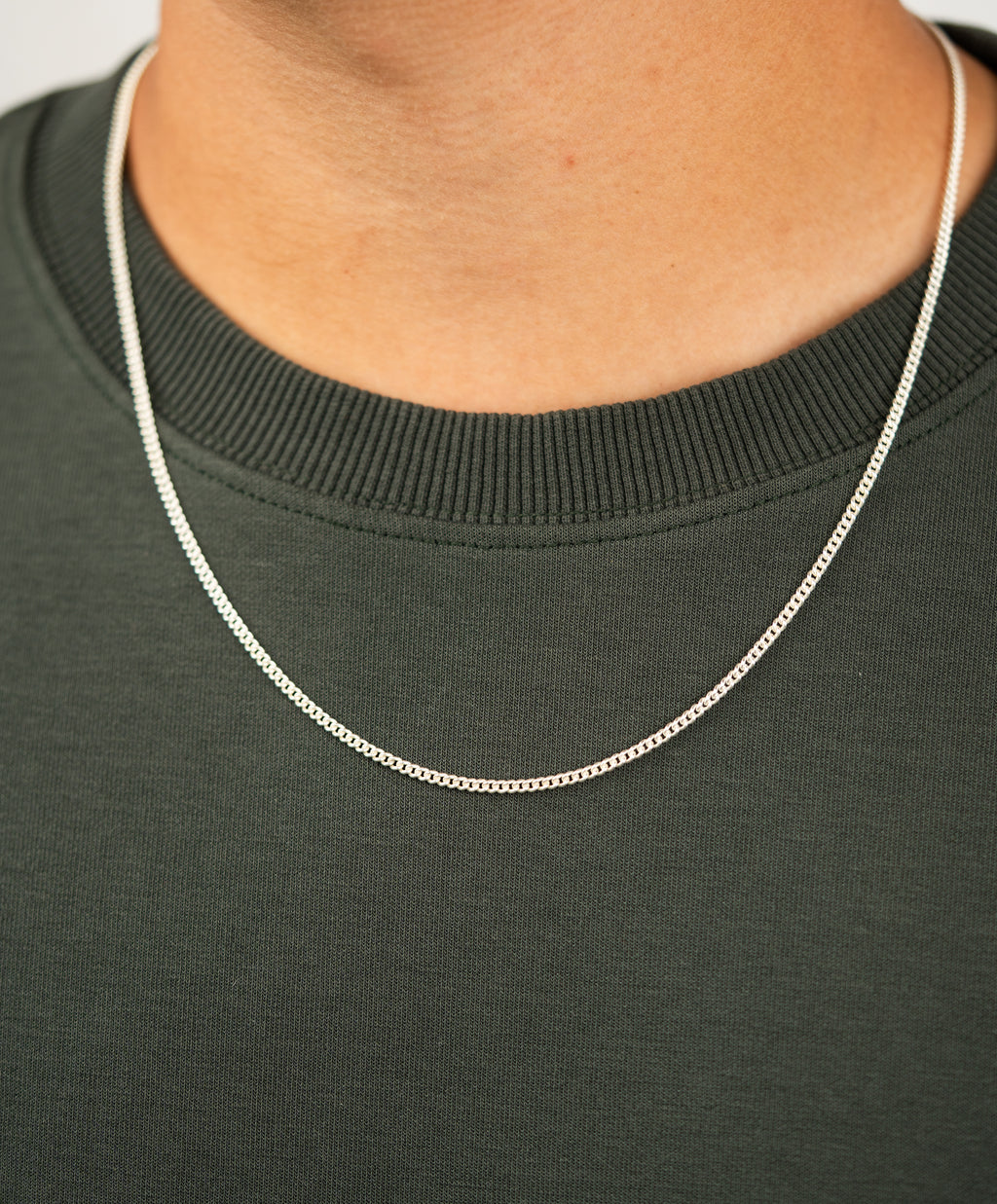 Men's Silver Verona Necklace