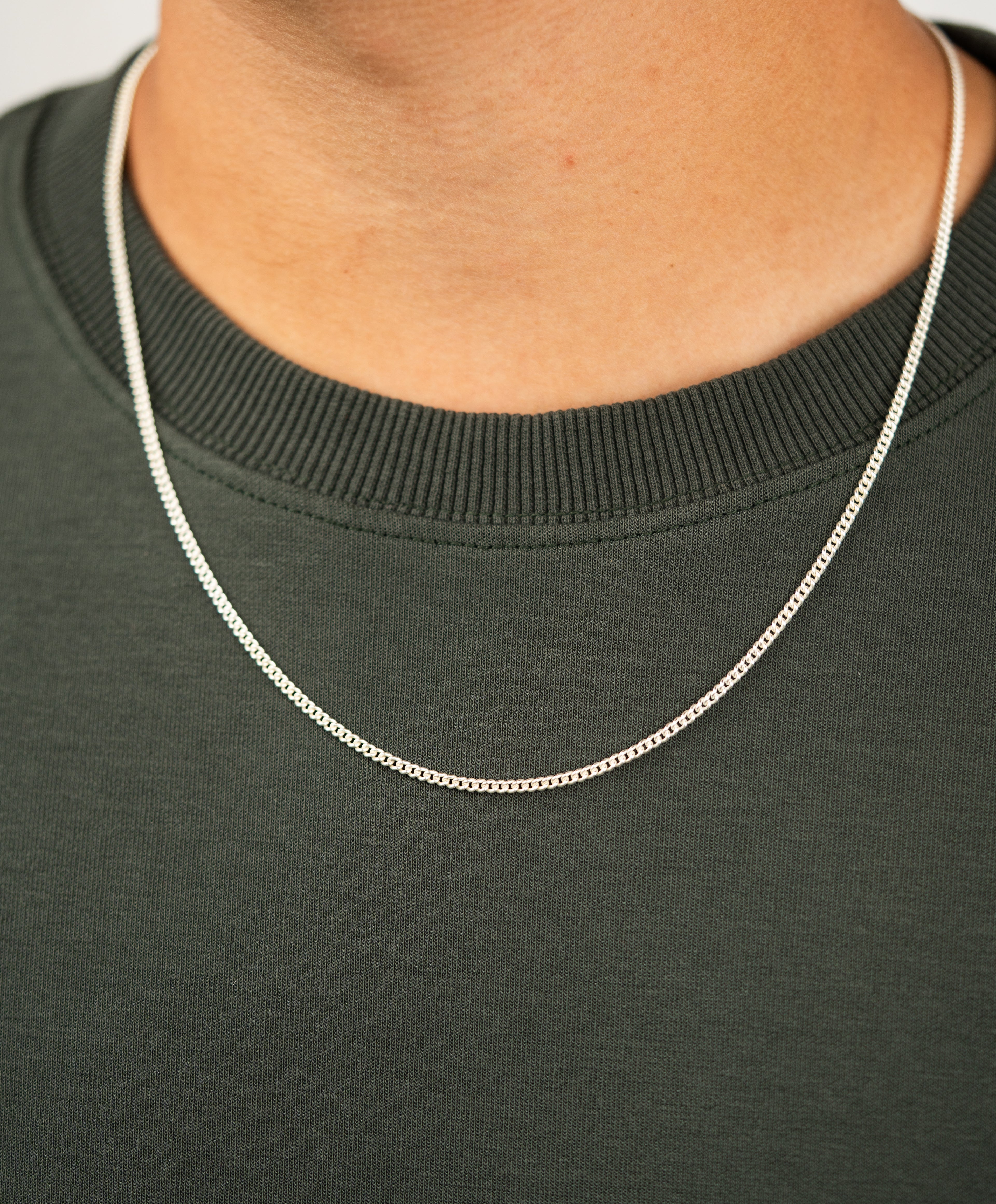 Men's Silver Verona Necklace