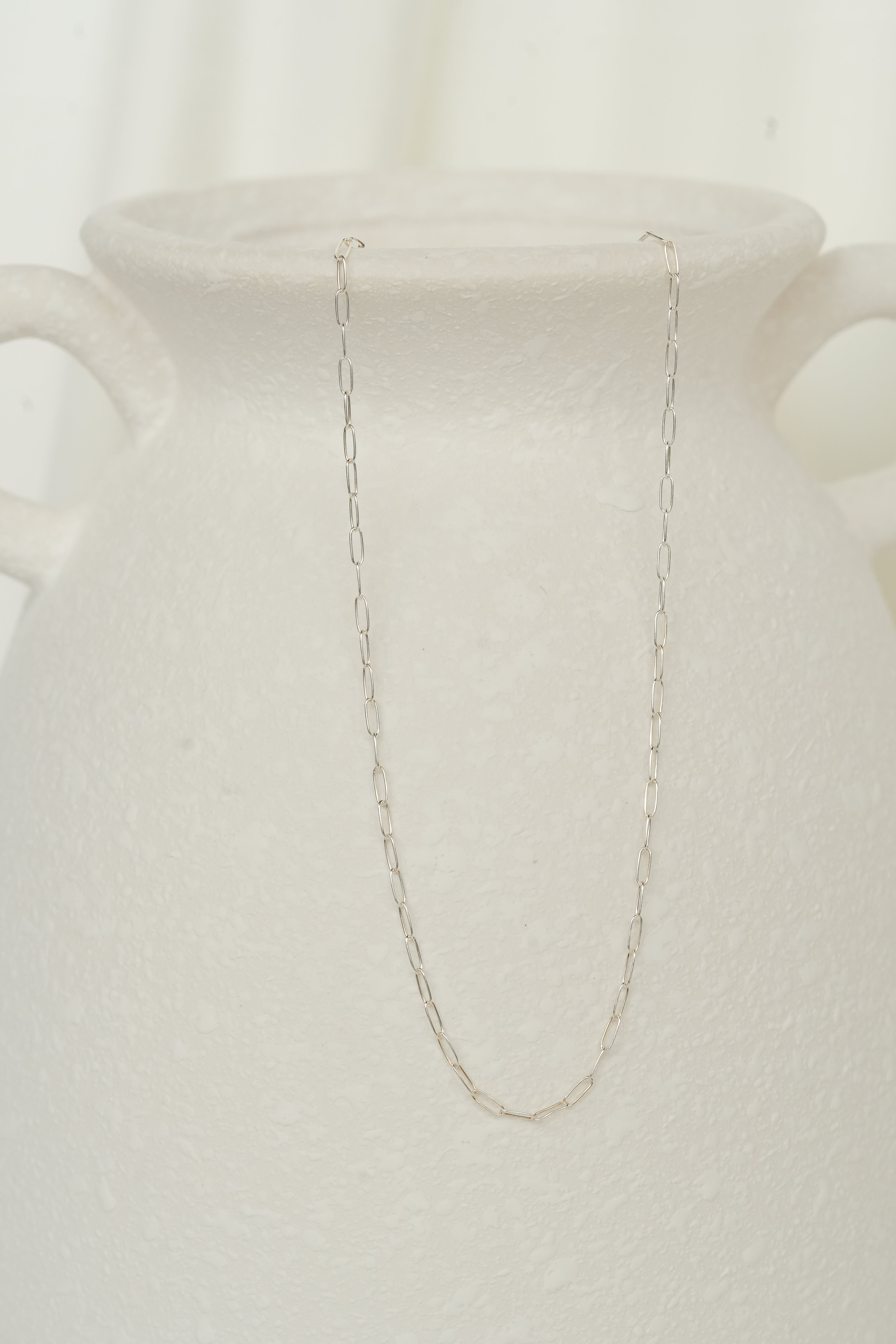 The Skinny Cable Necklace - Sterling Silver