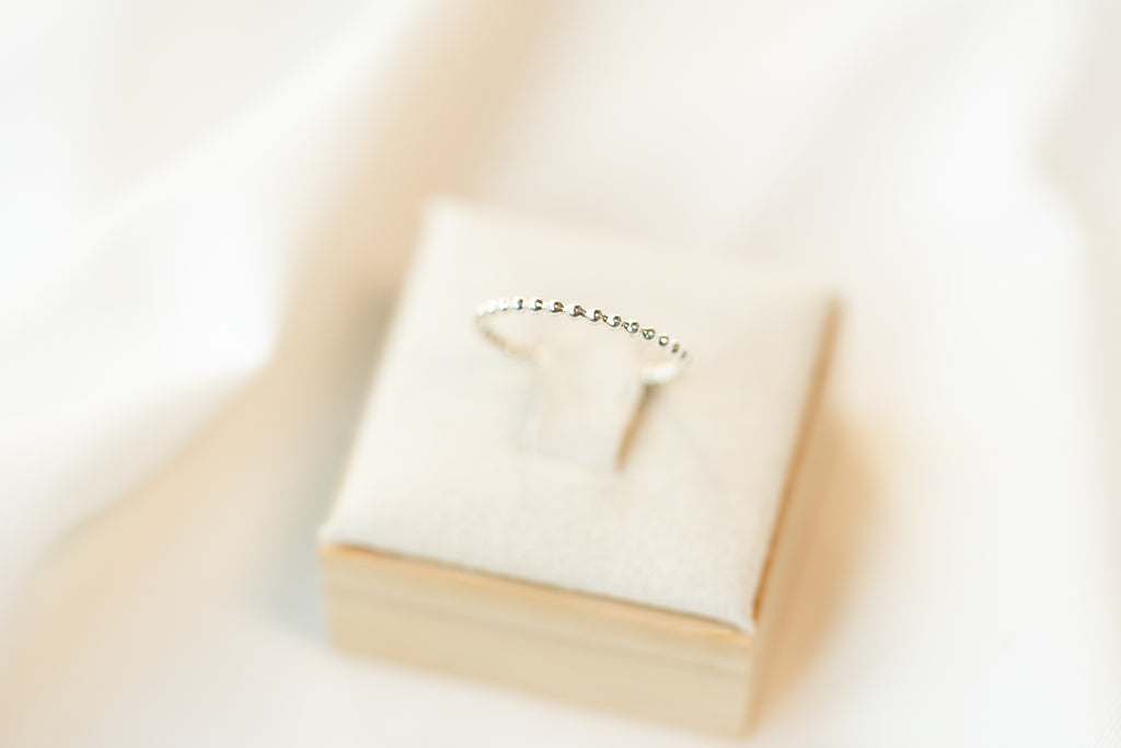Thin Beaded Ring