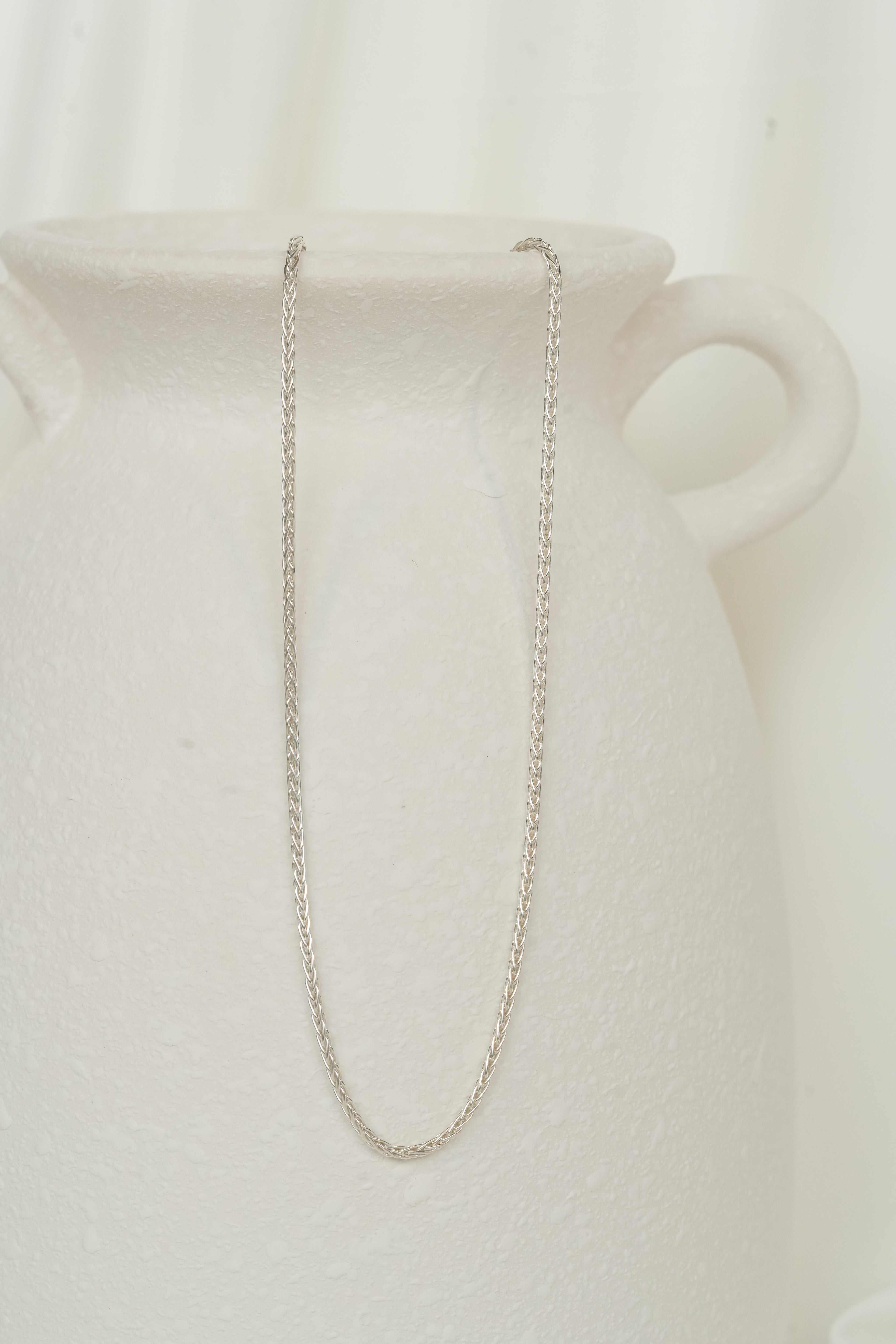 The Silver Wheat Necklace - Sterling Silver