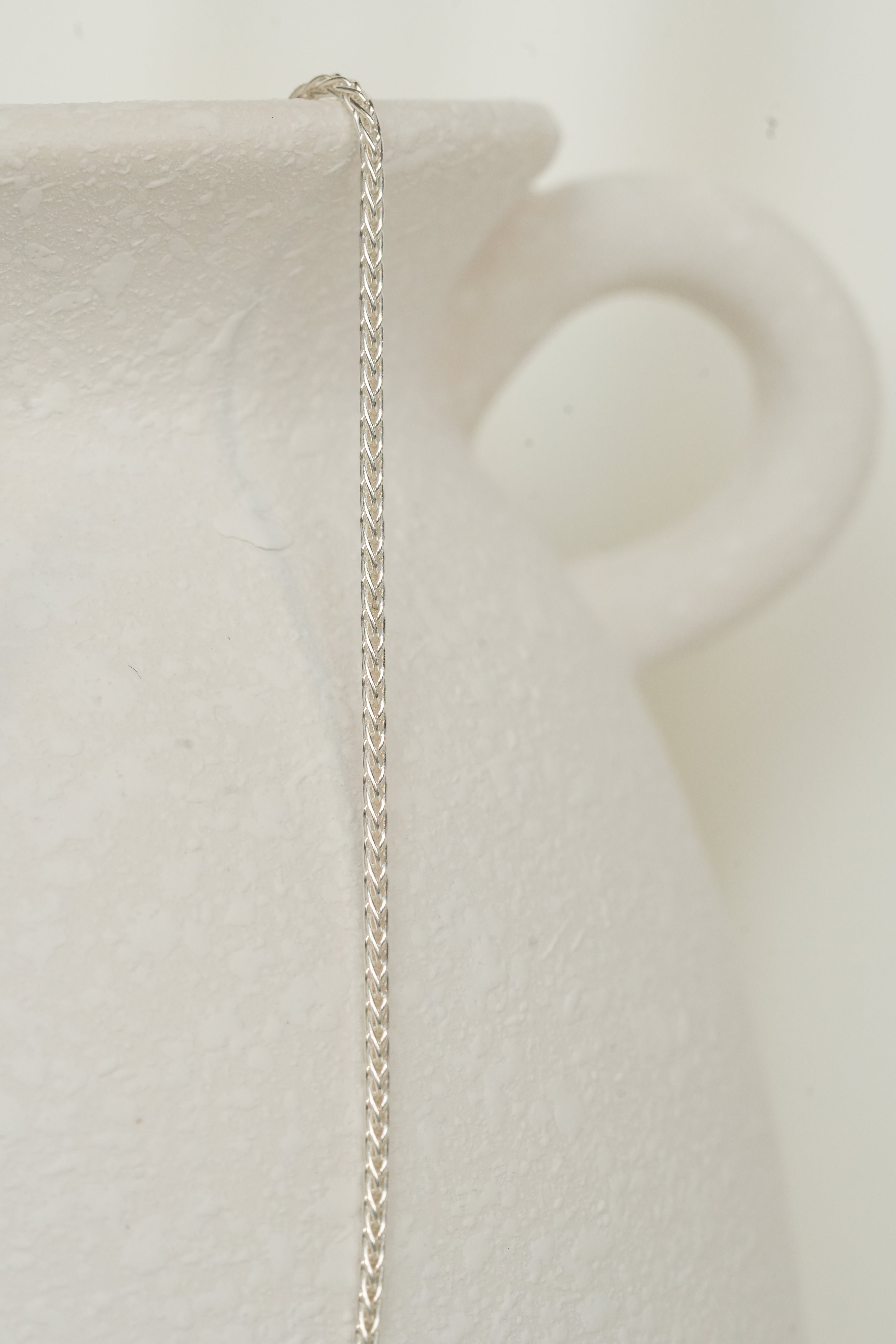 The Silver Wheat Necklace - Sterling Silver